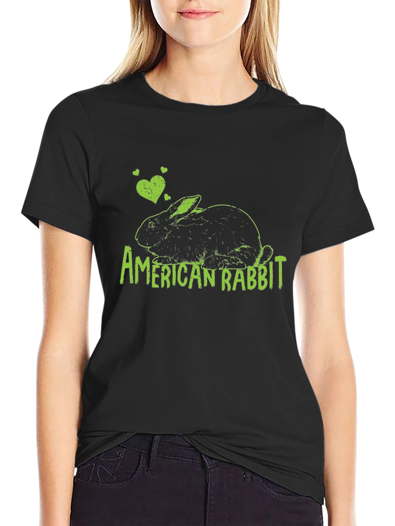 American Rabbit Graphic T-Shirt