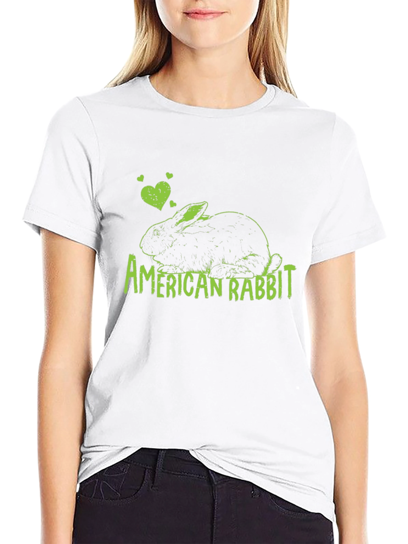 American Rabbit Graphic T-Shirt