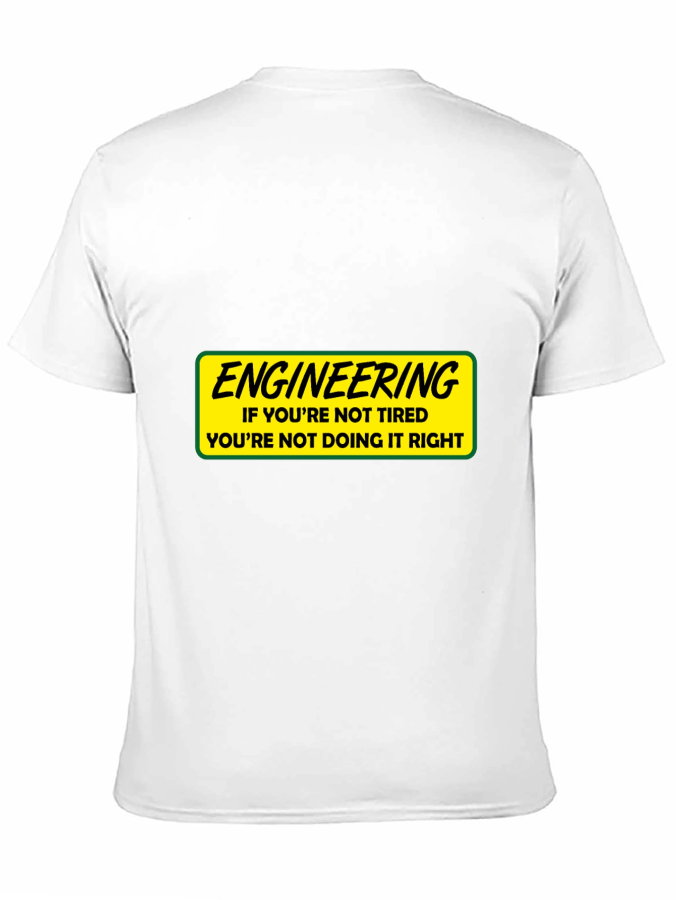 Engineering Tired T-Shirt: Funny Gift for Engineers