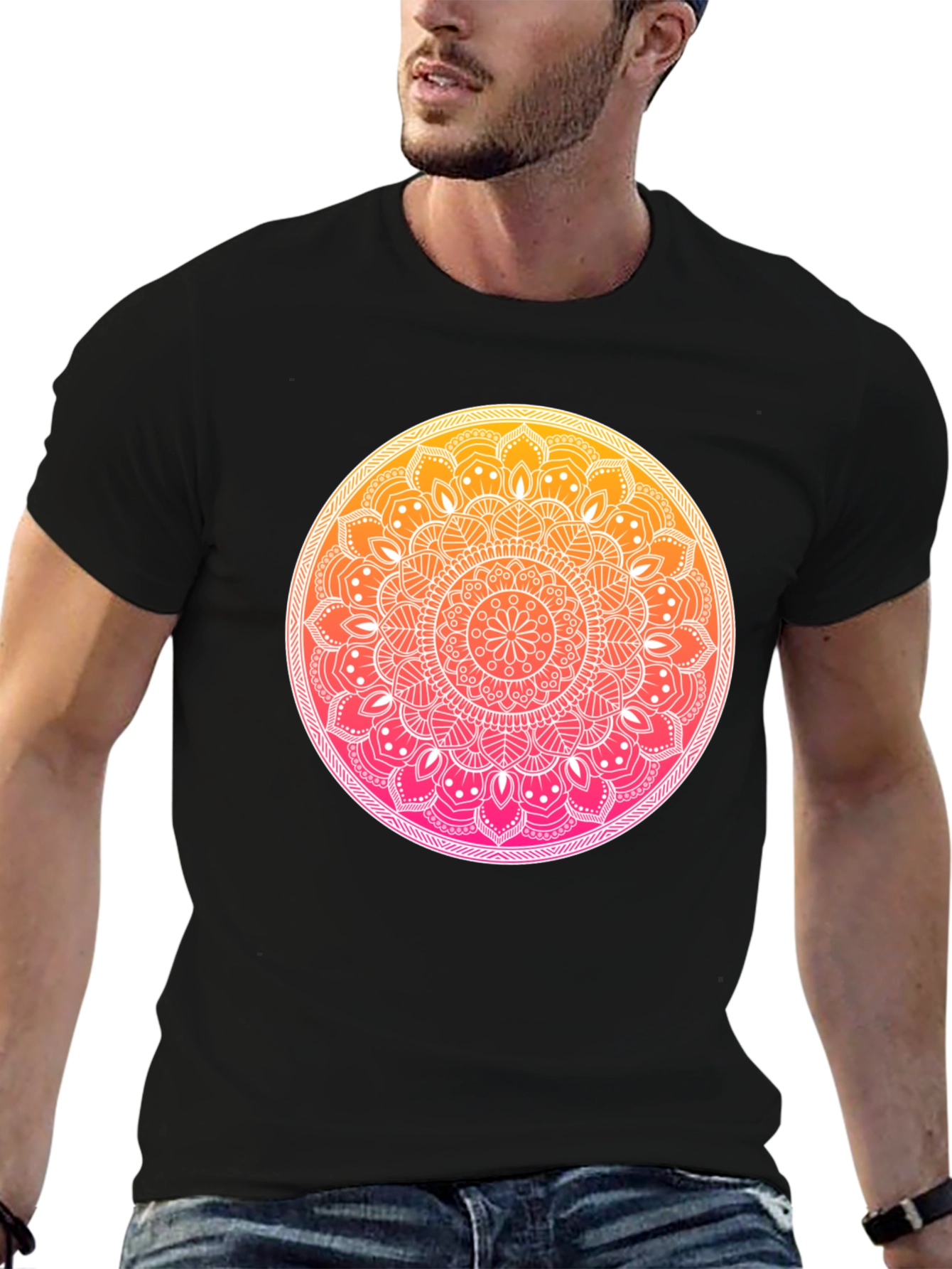 Mandala Graphic Tee - Stylish and Comfortable
