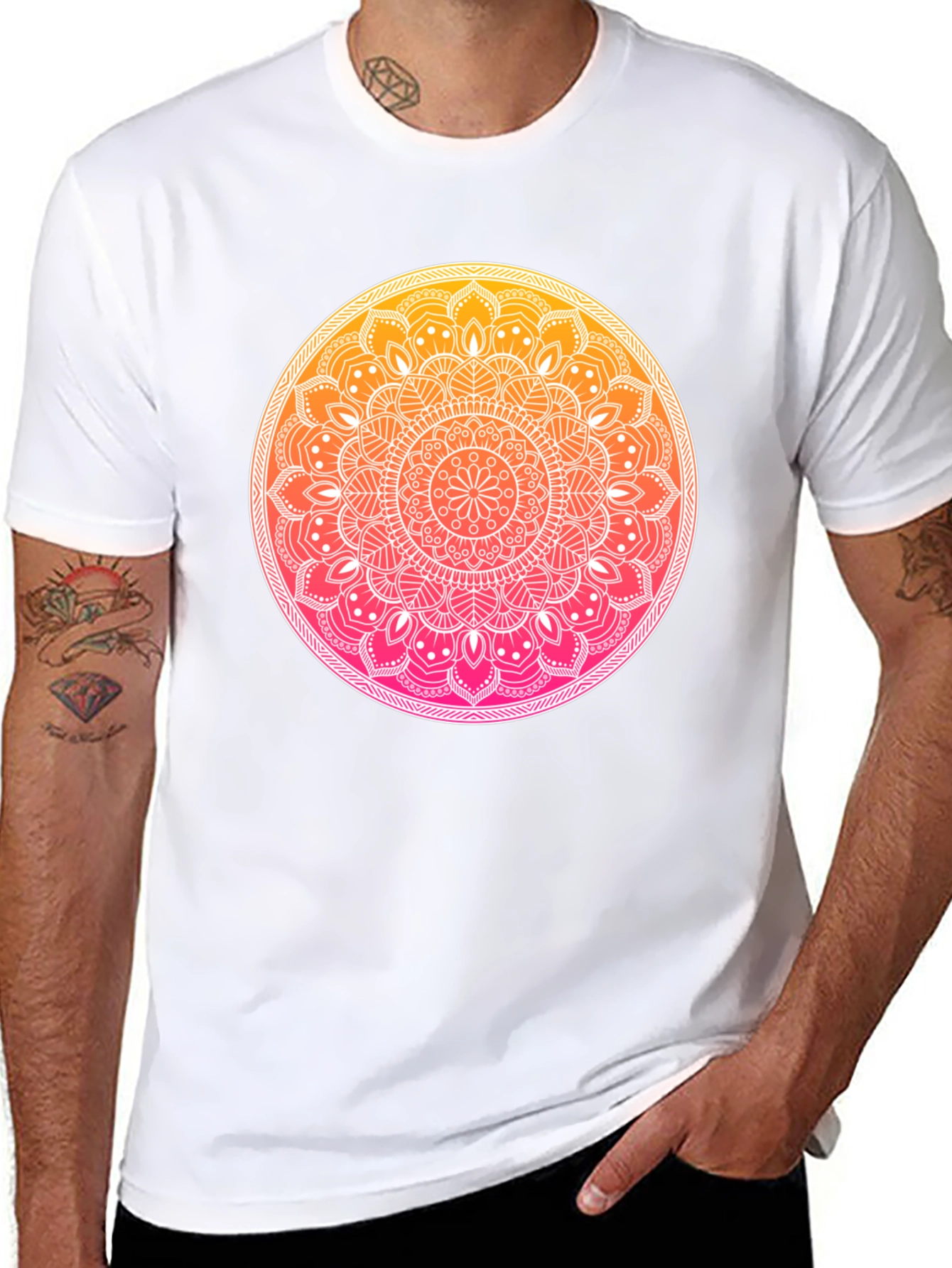 Mandala Graphic Tee - Stylish and Comfortable