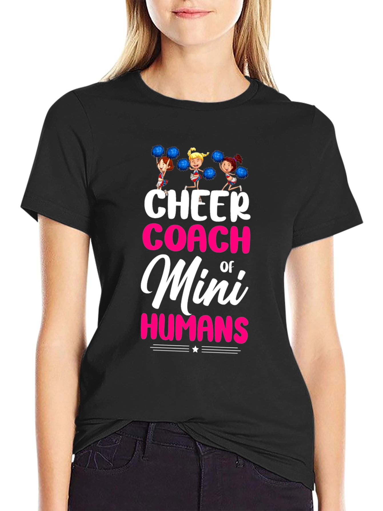 Cheer Coach of Mini Humans T-Shirt