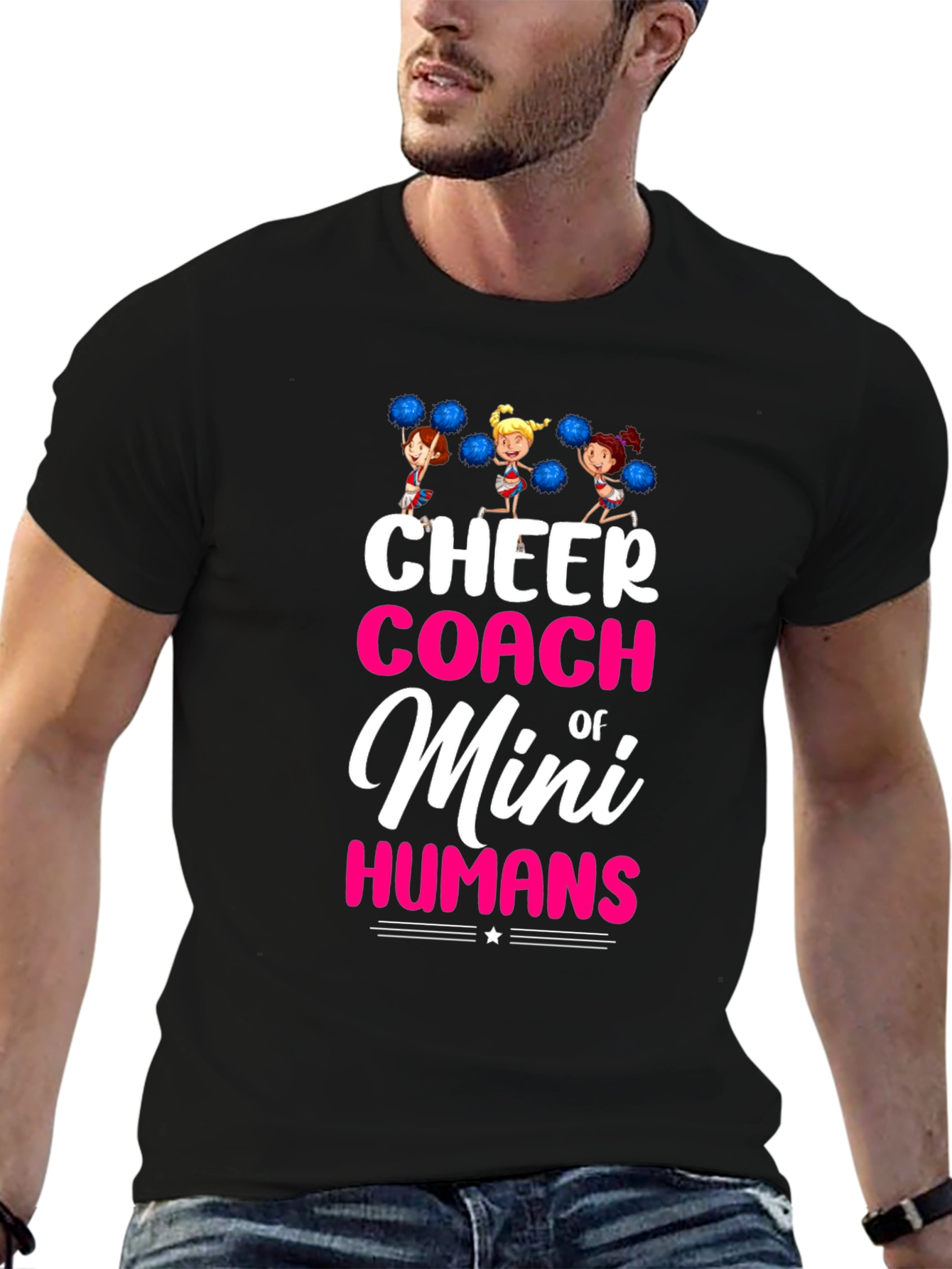 Cheer Coach of Mini Humans T-Shirt