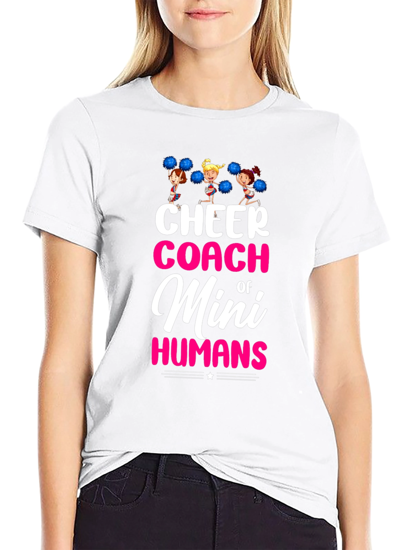 Cheer Coach of Mini Humans T-Shirt