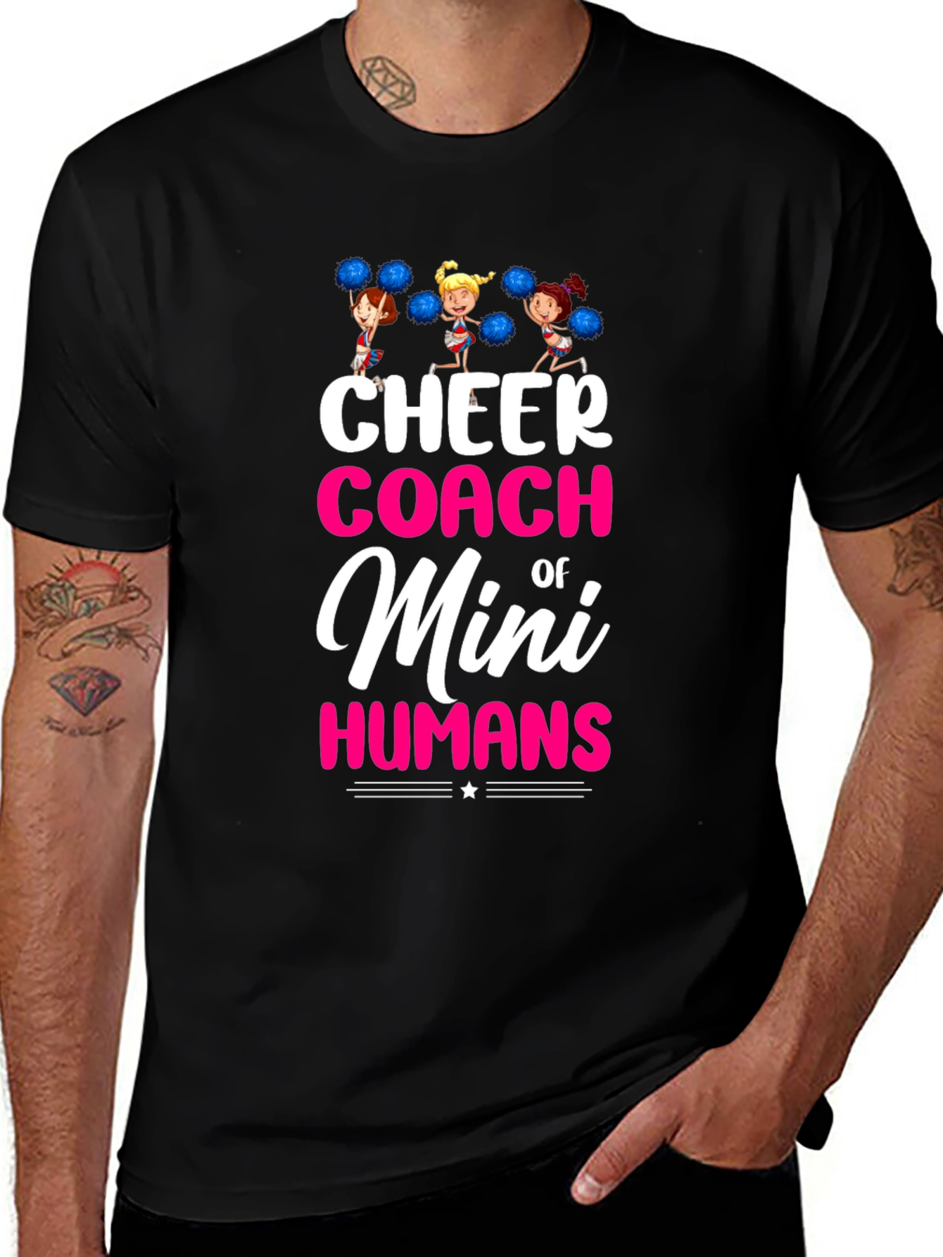 Cheer Coach of Mini Humans T-Shirt