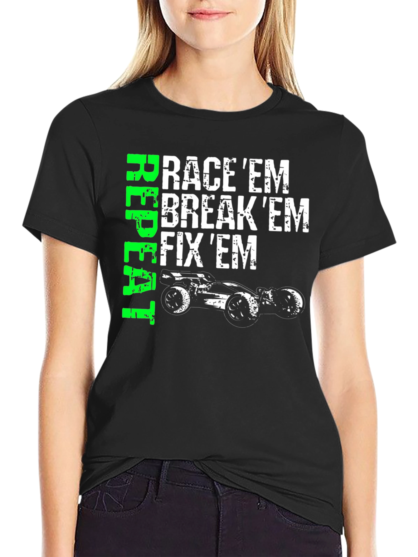 Race Em Break Em Fix Em T-Shirt