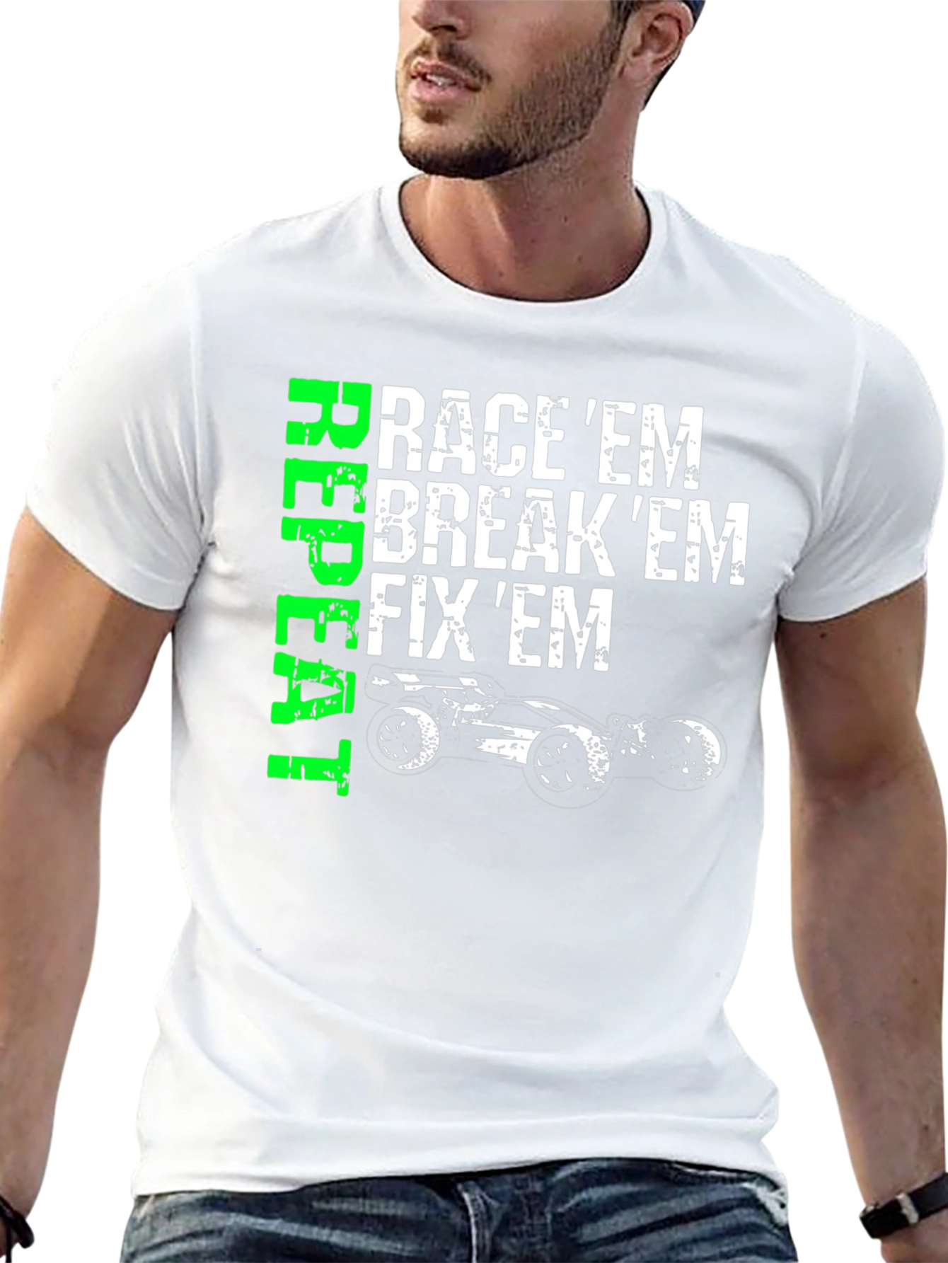 Race Em Break Em Fix Em T-Shirt