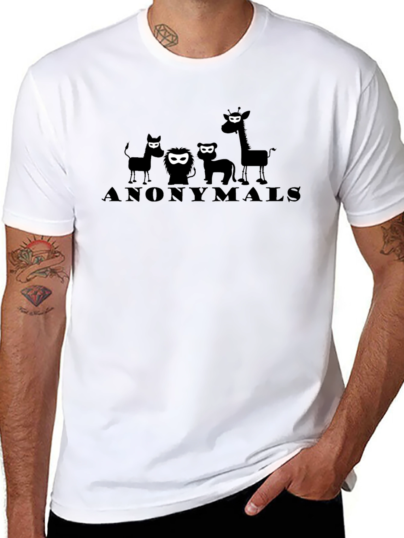 Anonymals Crew Neck T-Shirt