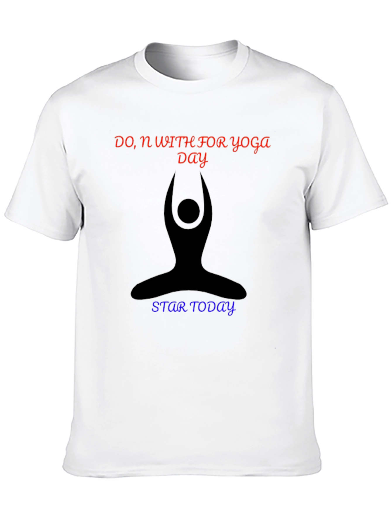 Yoga Day T-Shirt - Stylish & Comfortable
