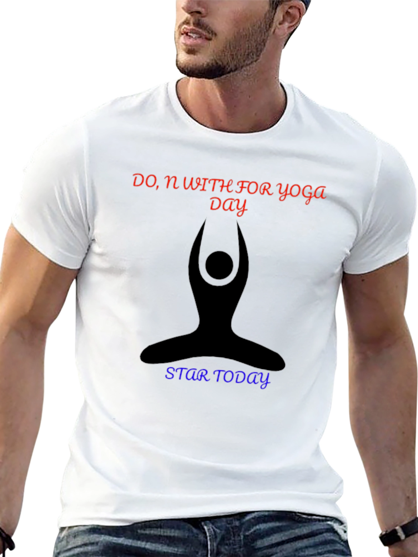 Yoga Day T-Shirt - Stylish & Comfortable