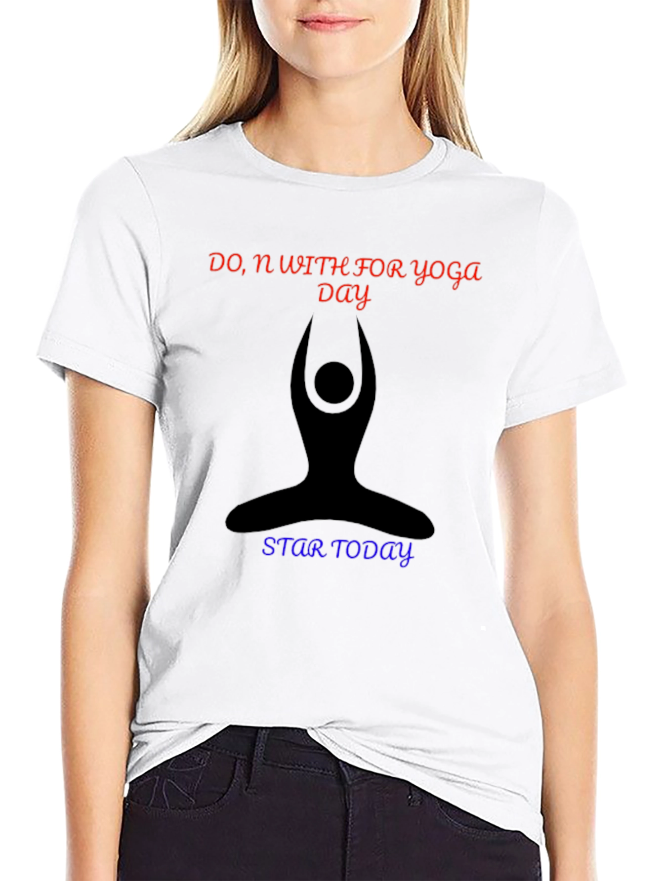 Yoga Day T-Shirt - Stylish & Comfortable
