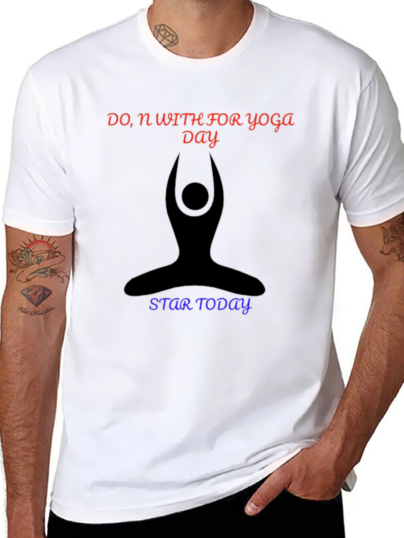 Yoga Day T-Shirt - Stylish & Comfortable