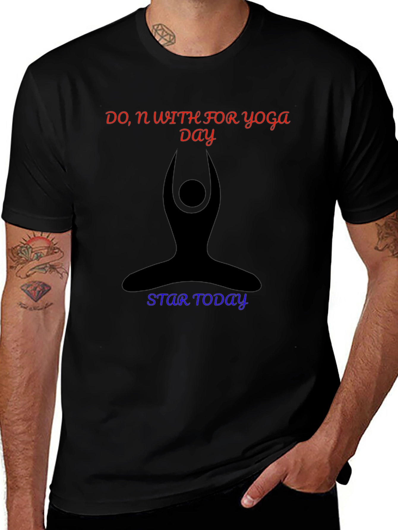 Yoga Day T-Shirt - Stylish & Comfortable