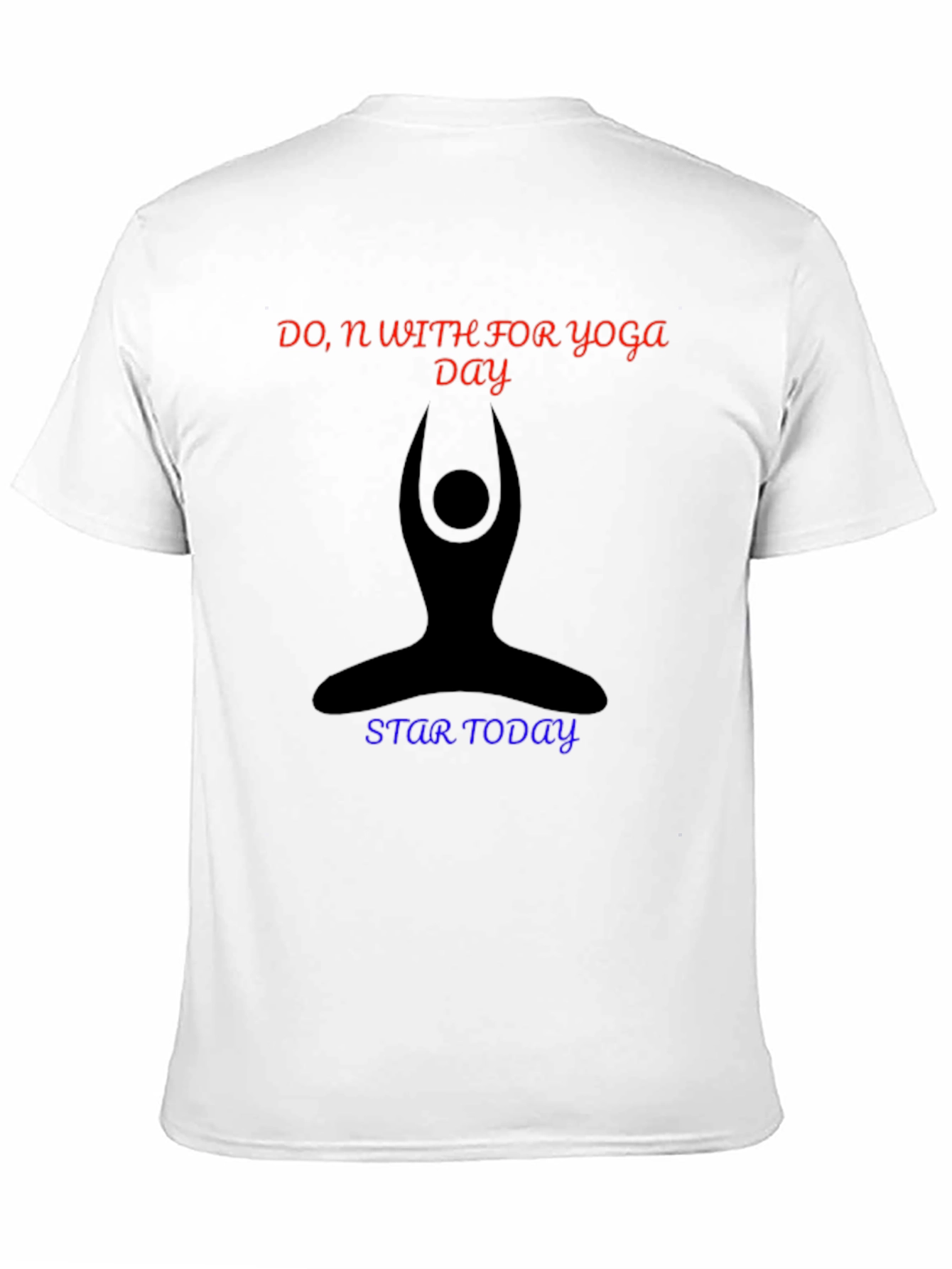 Yoga Day T-Shirt - Stylish & Comfortable