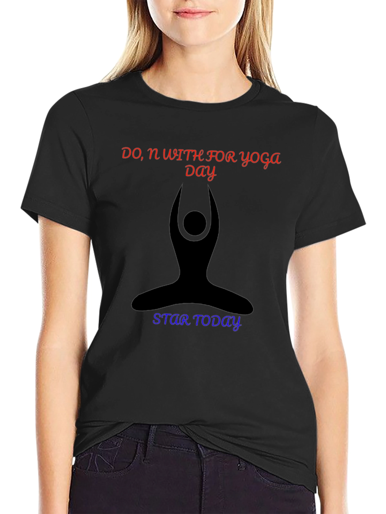 Yoga Day T-Shirt - Stylish & Comfortable