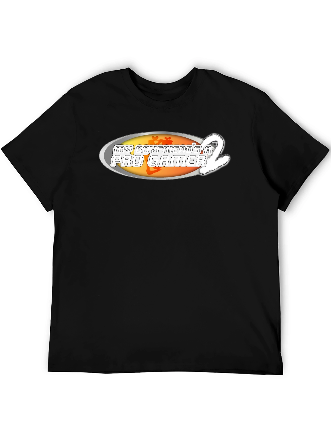 My Boyfriends a Pro Gamer 2 Black T-Shirt
