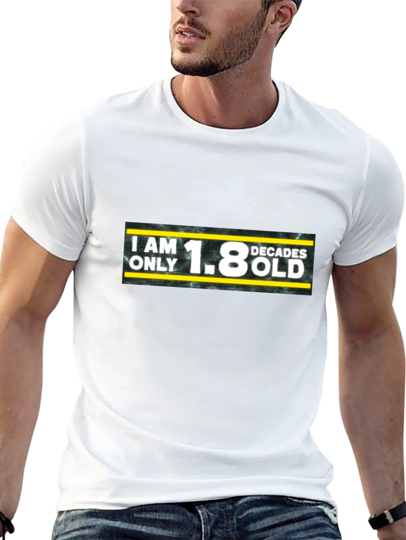 Funny 1.8 Decades Old Graphic Tee