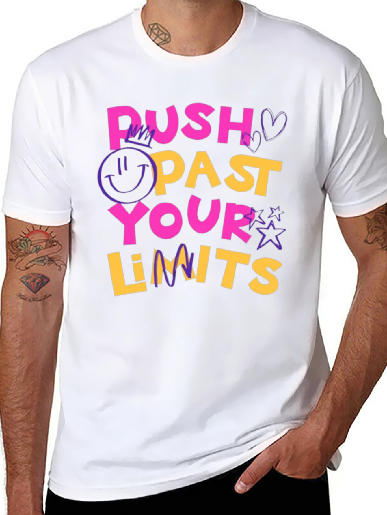 Push Past Your Limits Graphic Tee