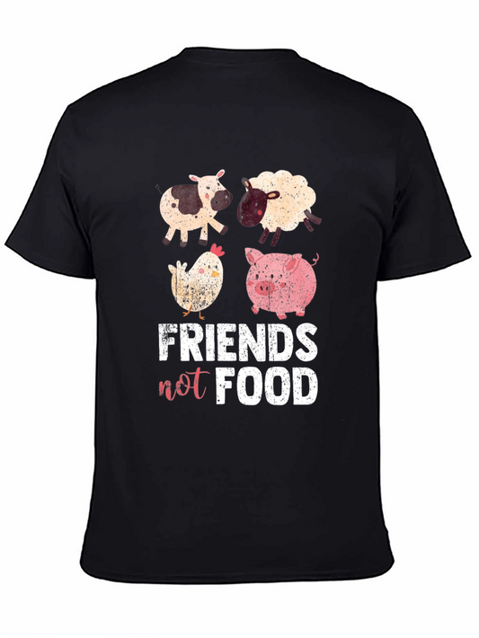 Vegan Friends Not Food Graphic Tee