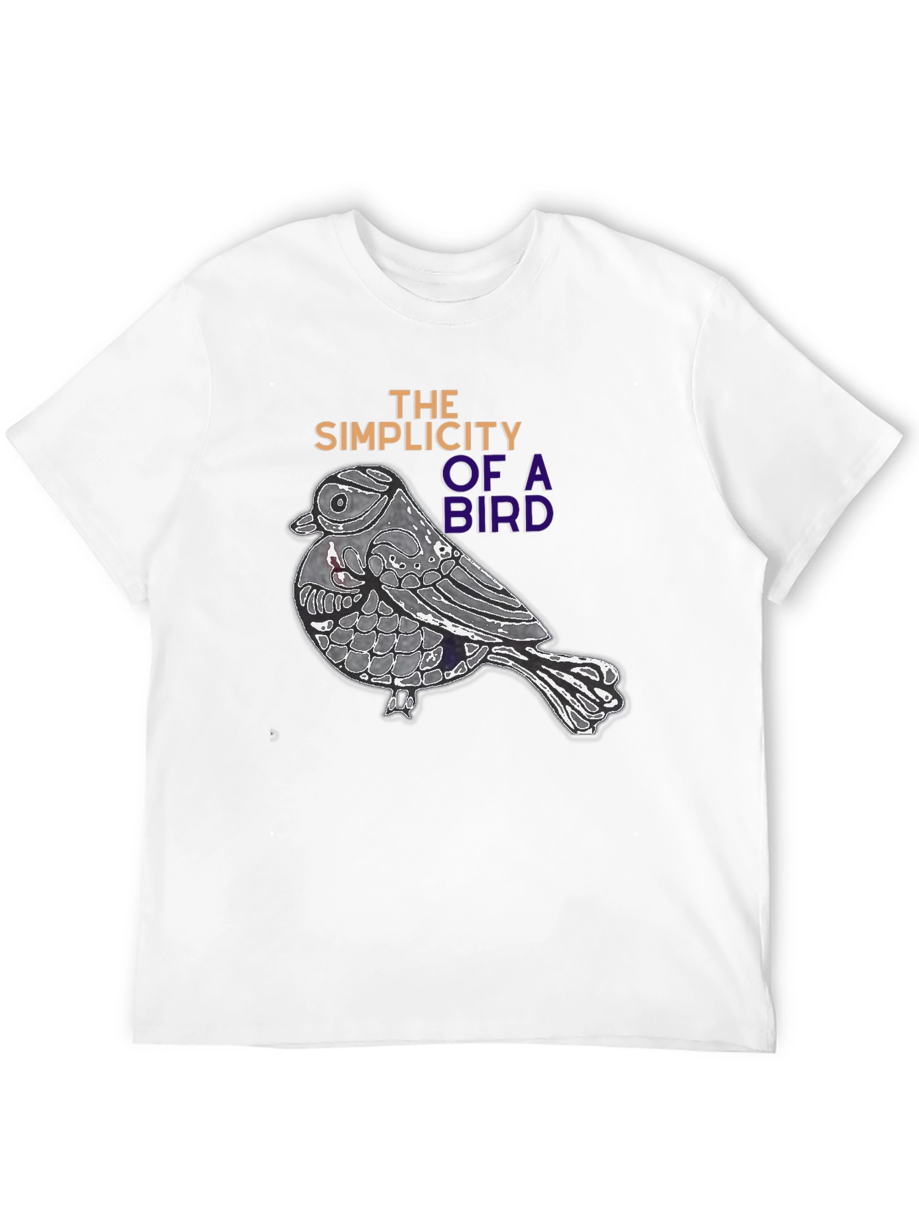 Bird Simplicity Graphic Tee - Stylish Casual Wear