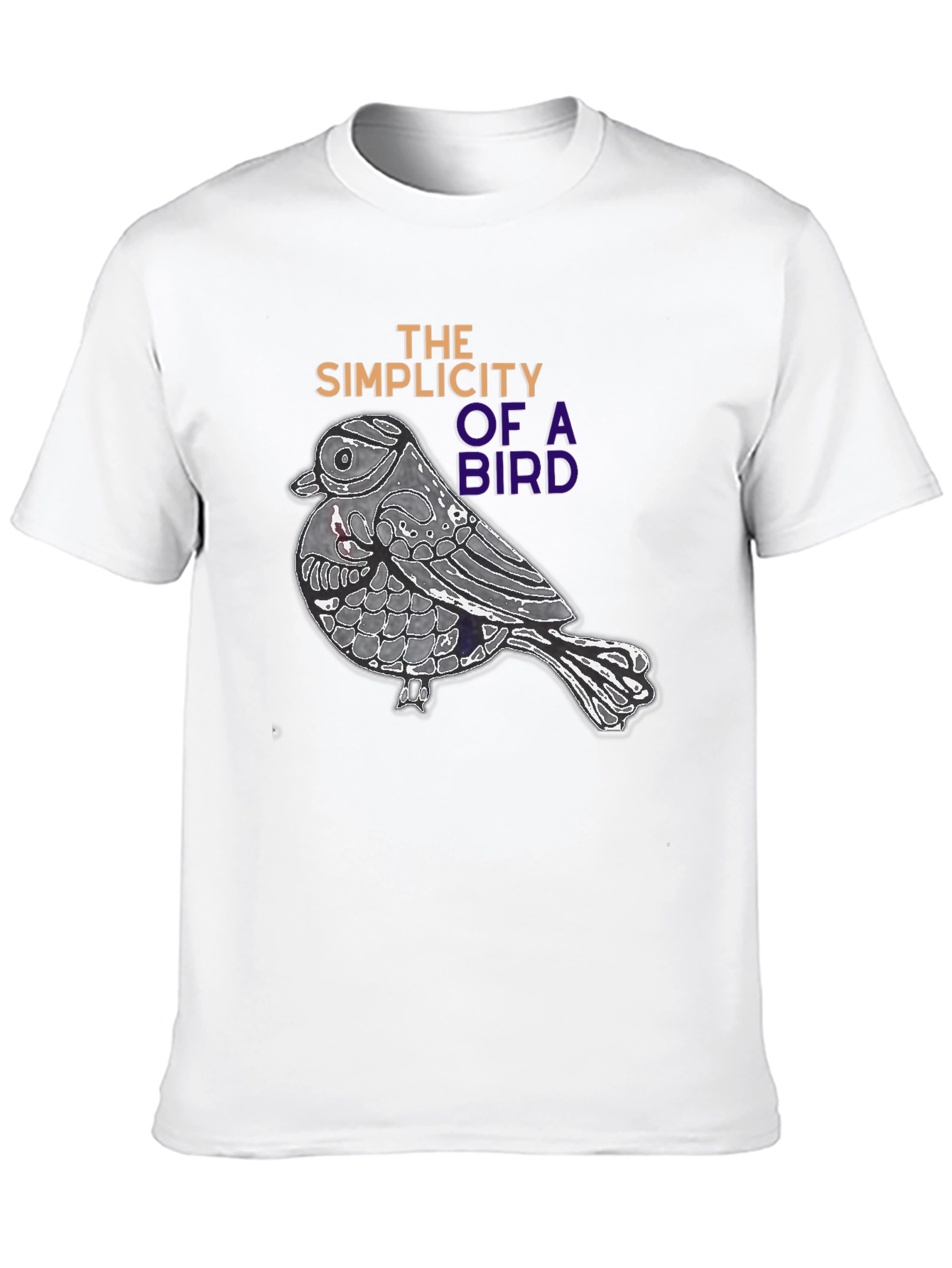 Bird Simplicity Graphic Tee - Stylish Casual Wear