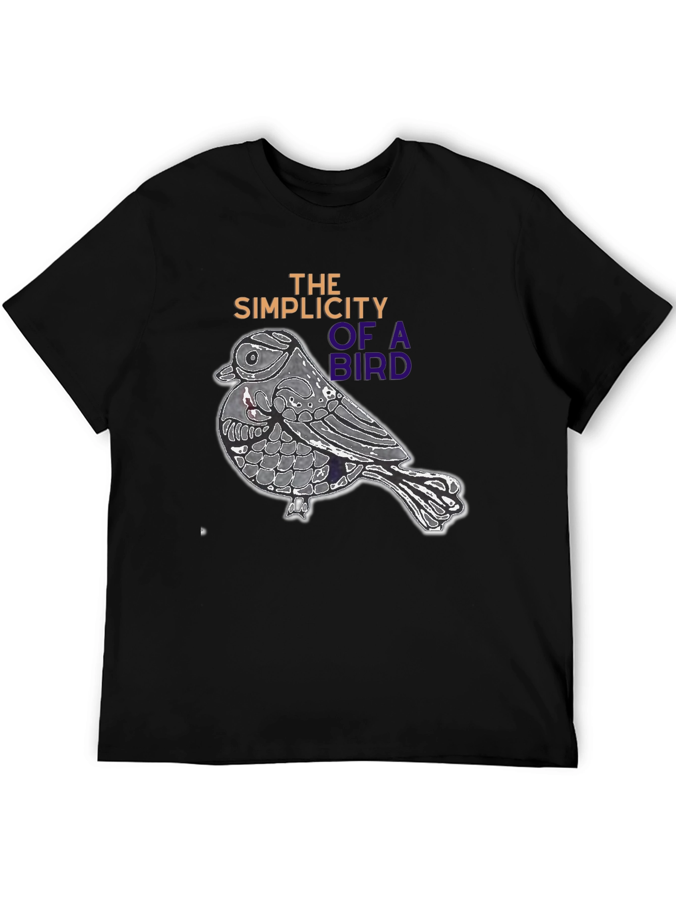 Bird Simplicity Graphic Tee - Stylish Casual Wear