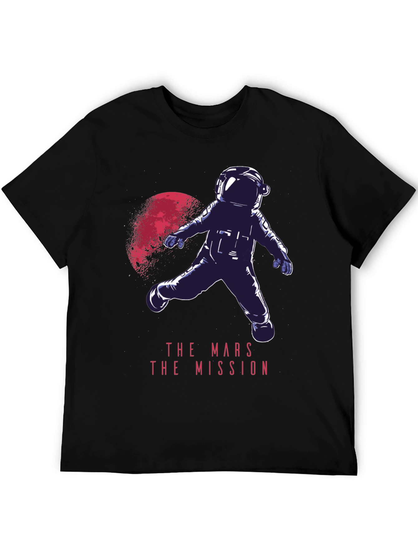 Mars Mission Graphic Tee - Space Adventure T-Shirt