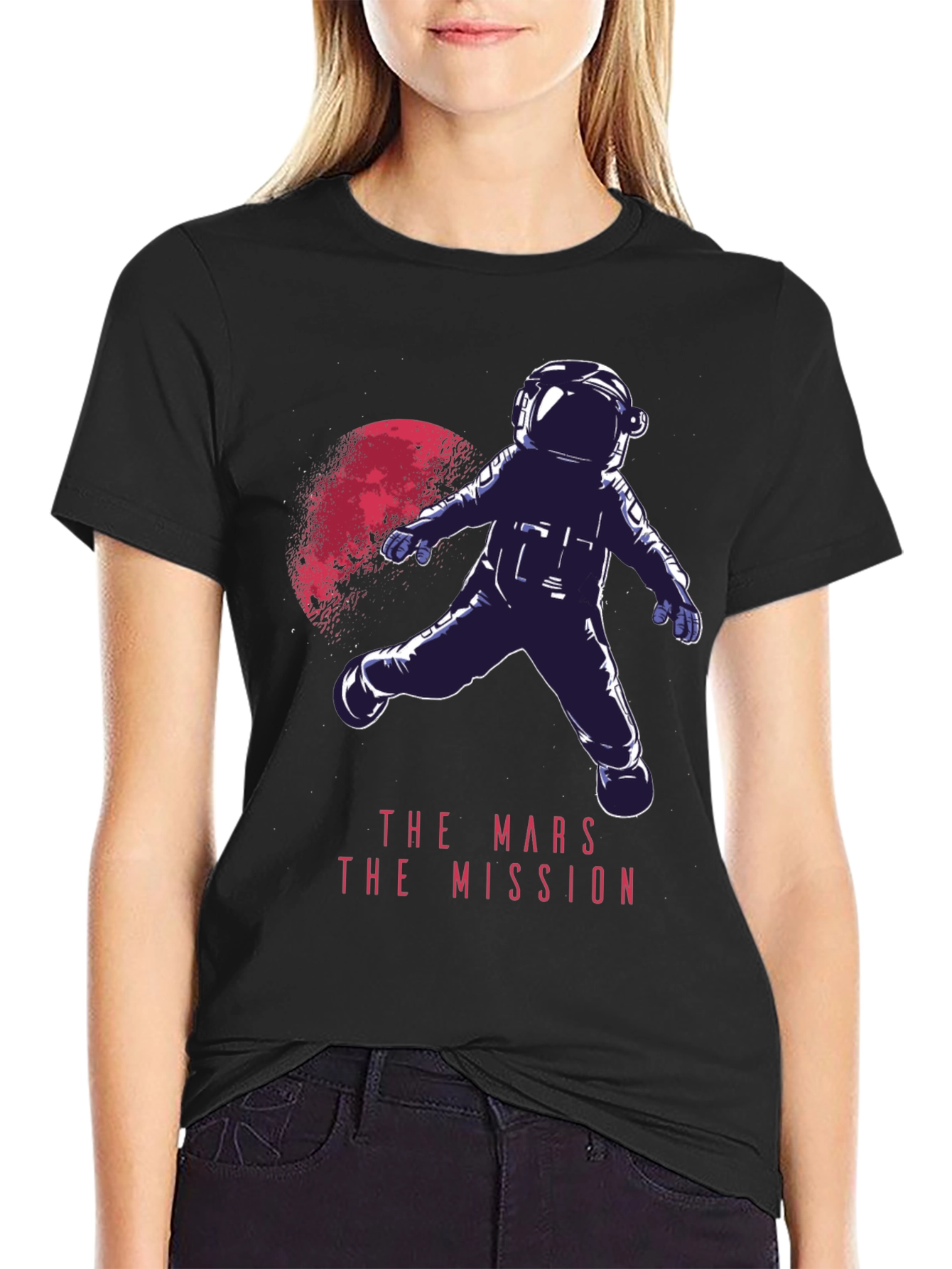 Mars Mission Graphic Tee - Space Adventure T-Shirt