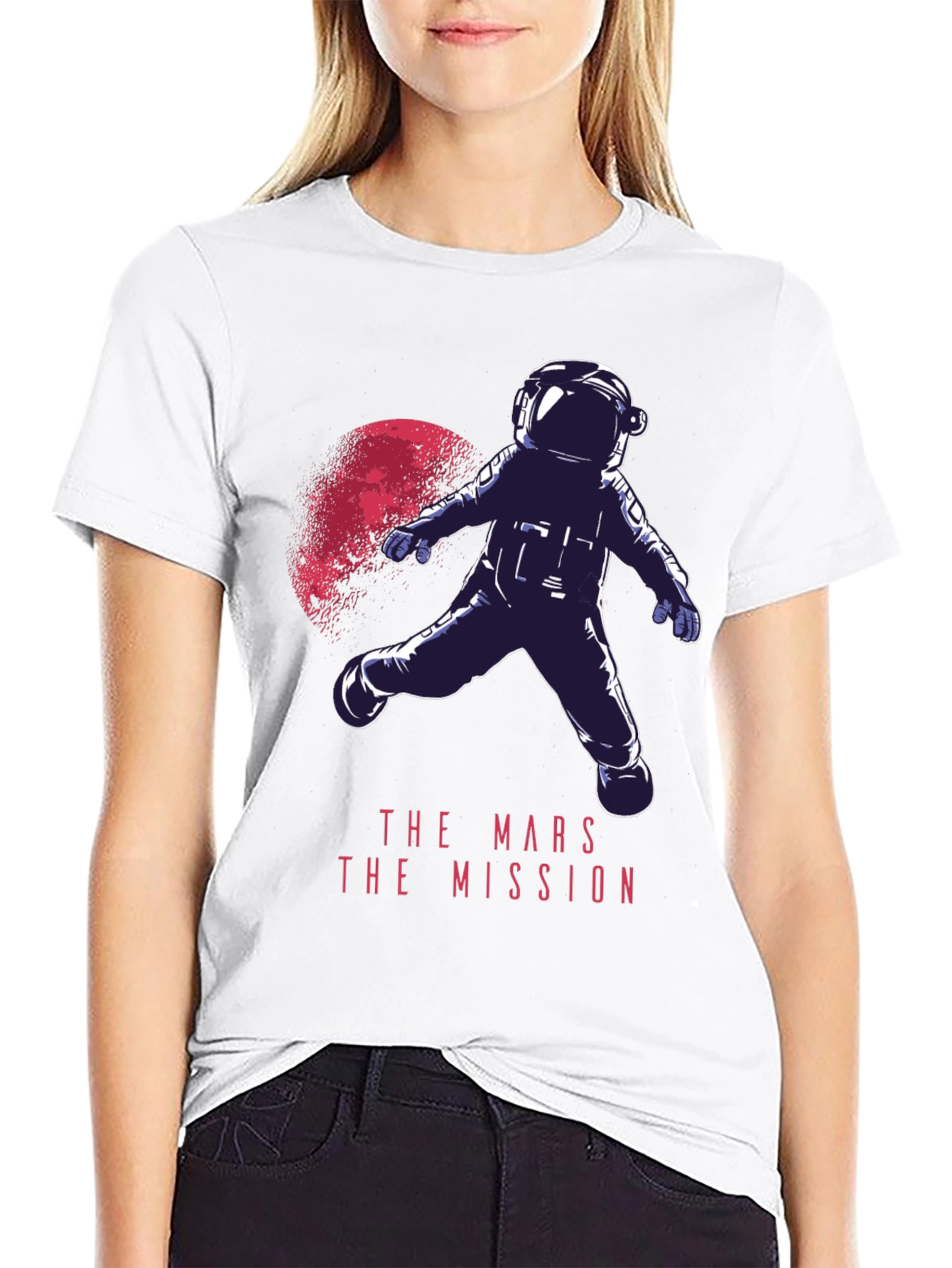 Mars Mission Graphic Tee - Space Adventure T-Shirt