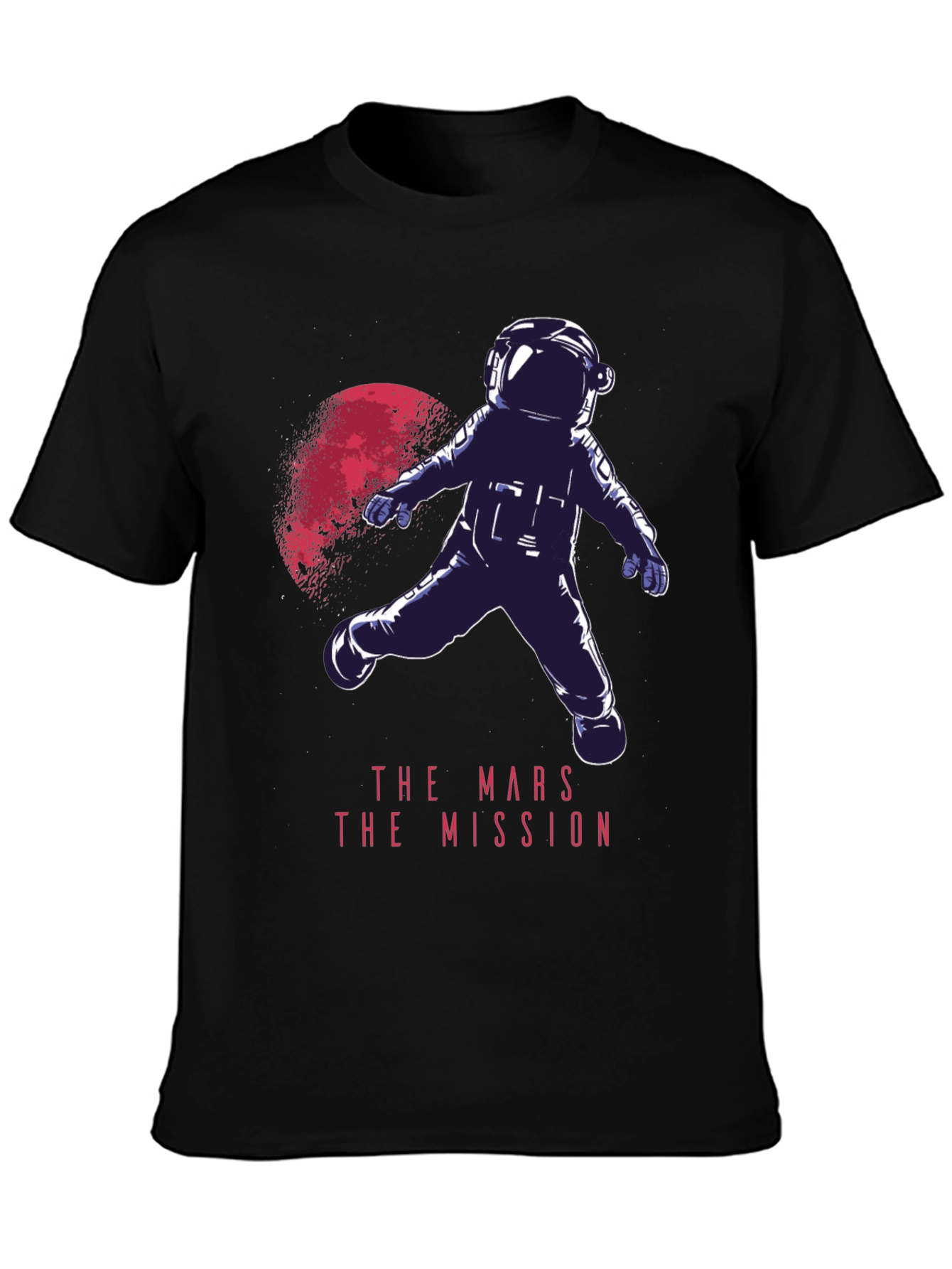 Mars Mission Graphic Tee - Space Adventure T-Shirt