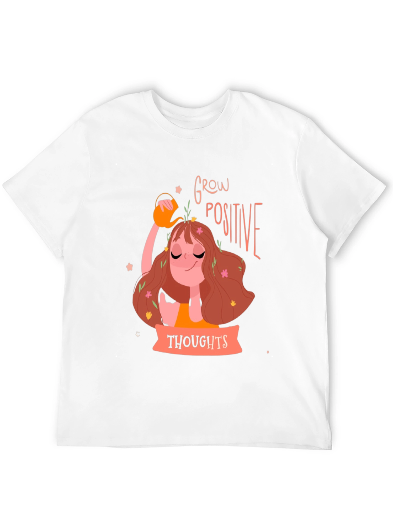 Grow Positive Thoughts Graphic Tee