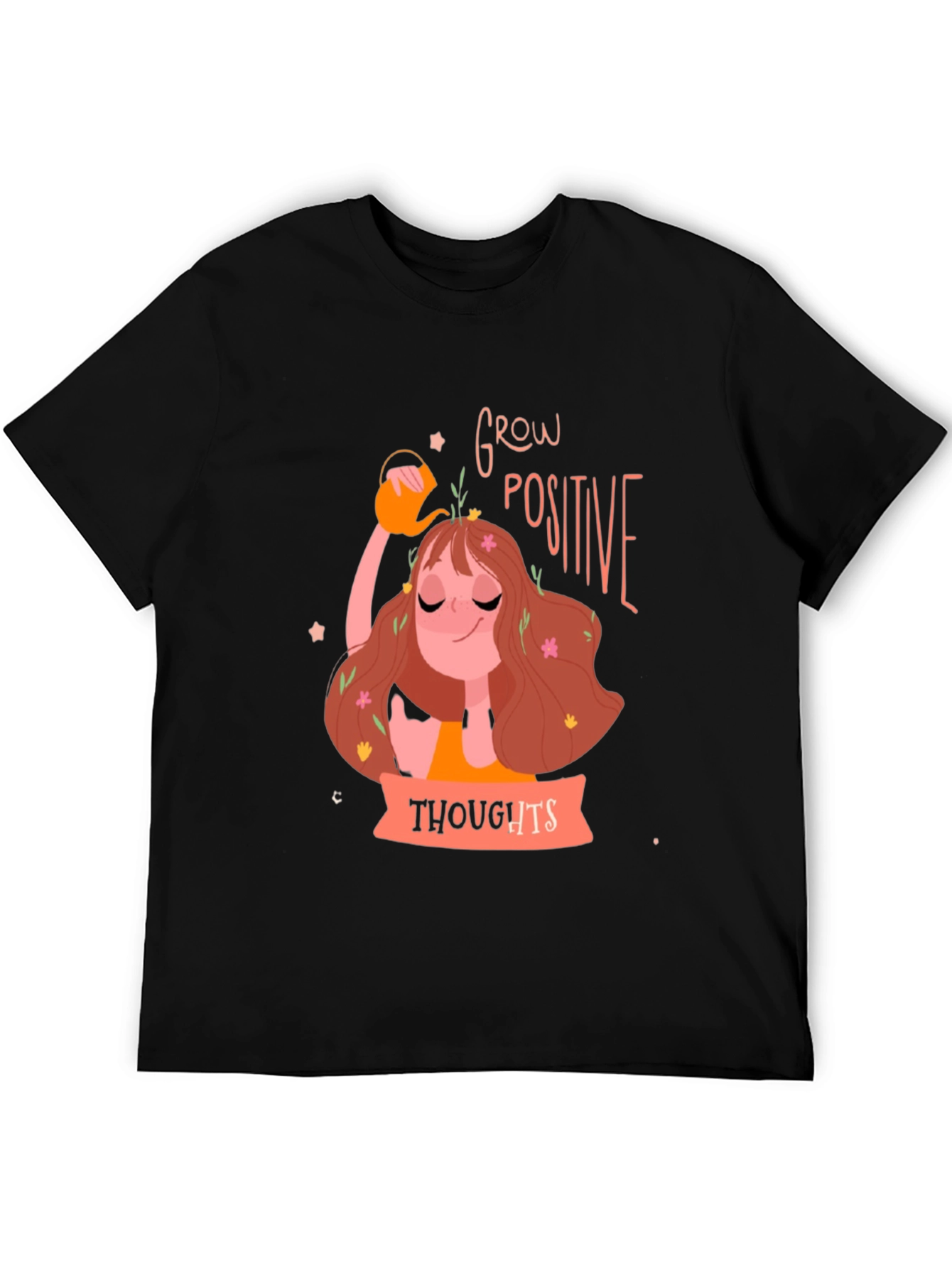 Grow Positive Thoughts Graphic Tee