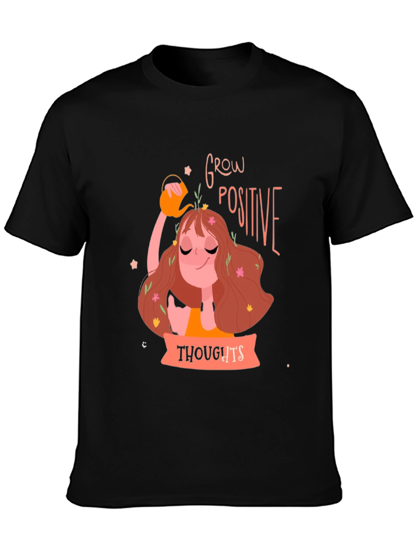Grow Positive Thoughts Graphic Tee