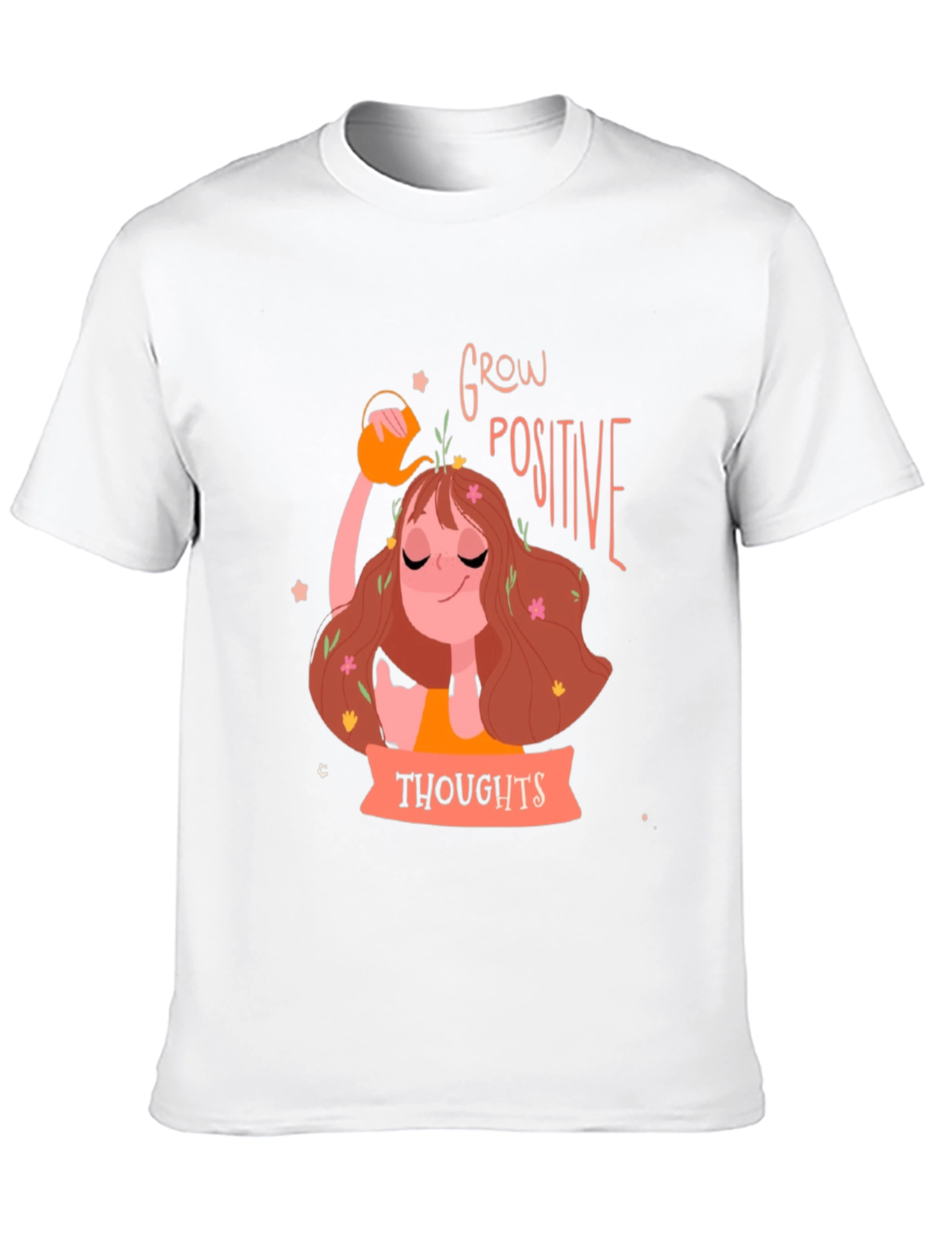 Grow Positive Thoughts Graphic Tee