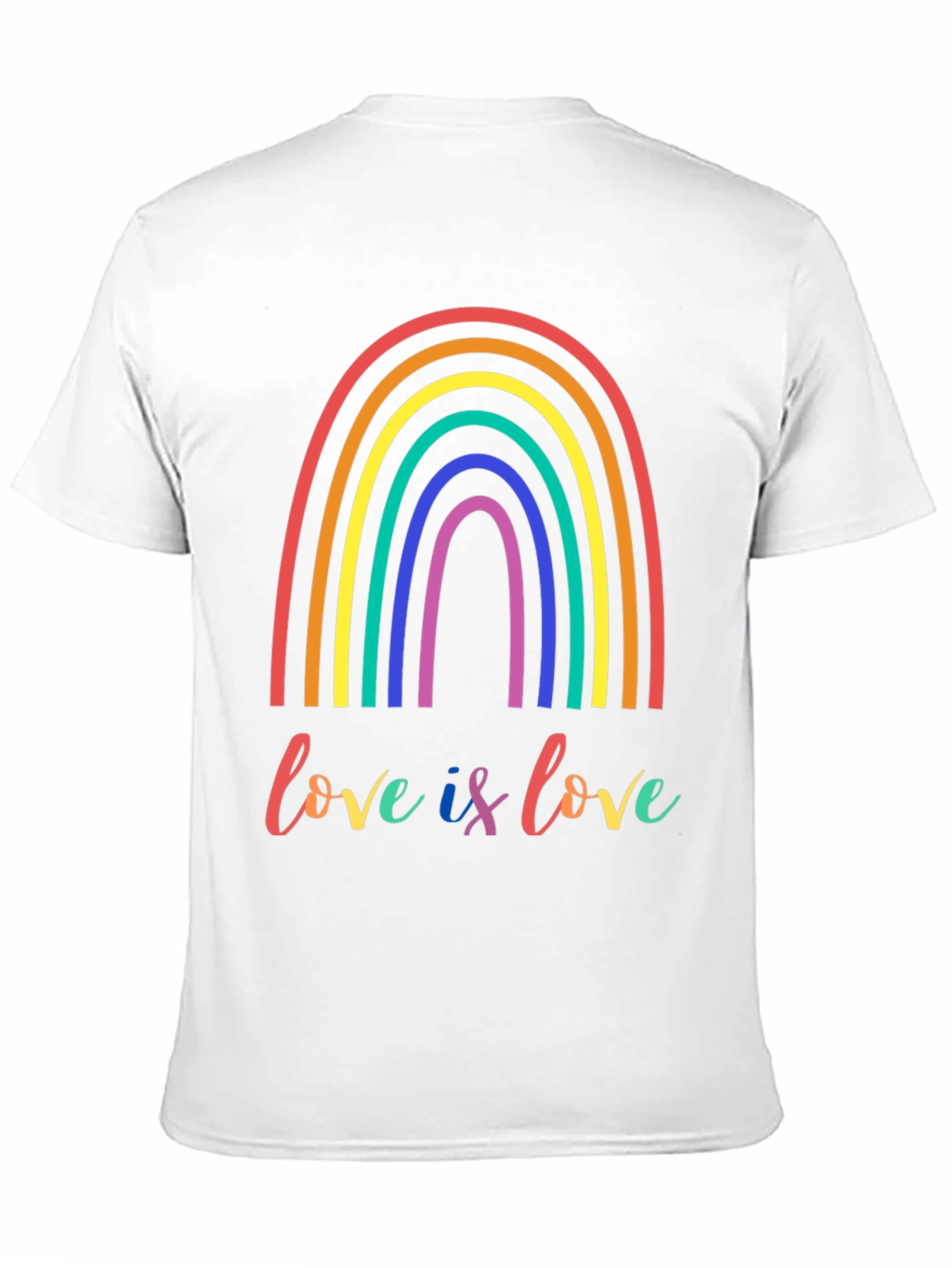 Love is Love LGBTQ+ Rainbow Graphic Tee