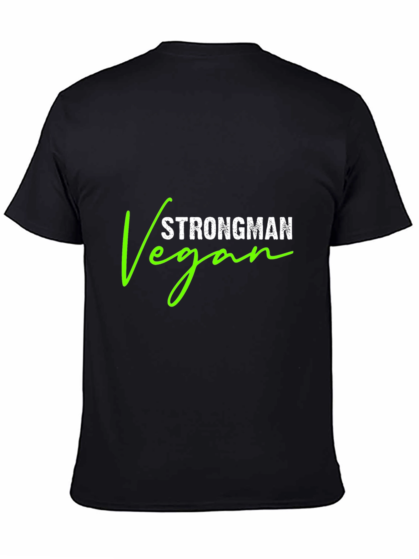 Strongman Vegan T-Shirt - Black