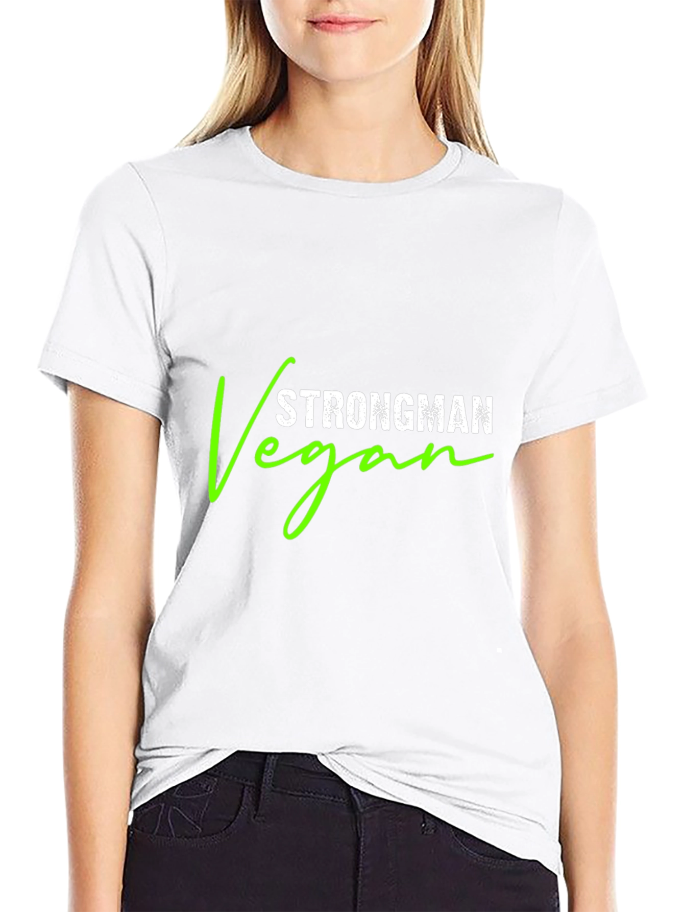 Strongman Vegan T-Shirt - Black