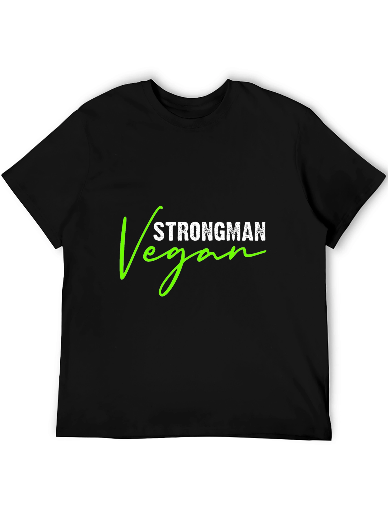 Strongman Vegan T-Shirt - Black
