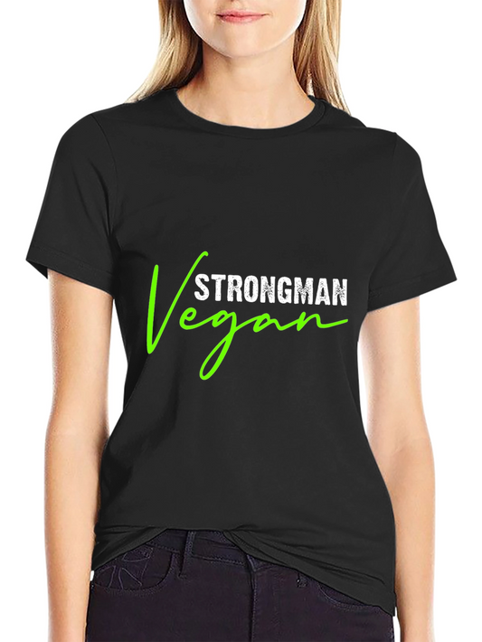 Strongman Vegan T-Shirt - Black