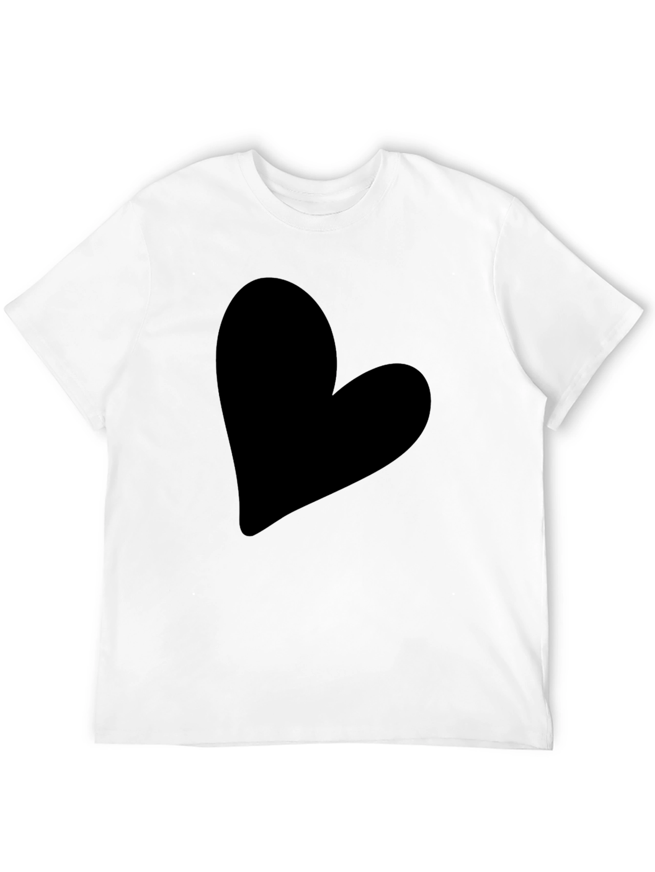 Heart Graphic Tee - Classic Black