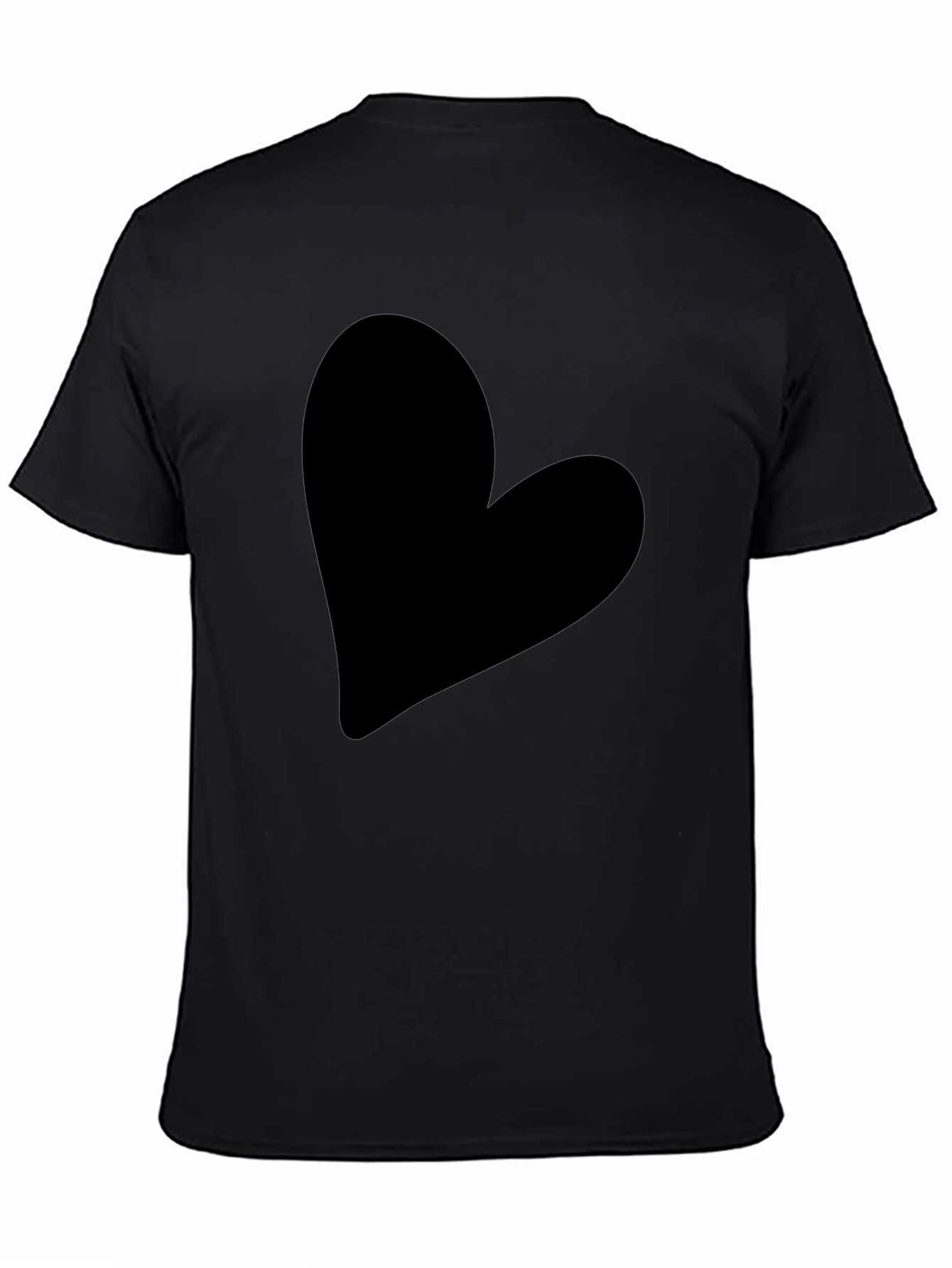 Heart Graphic Tee - Classic Black
