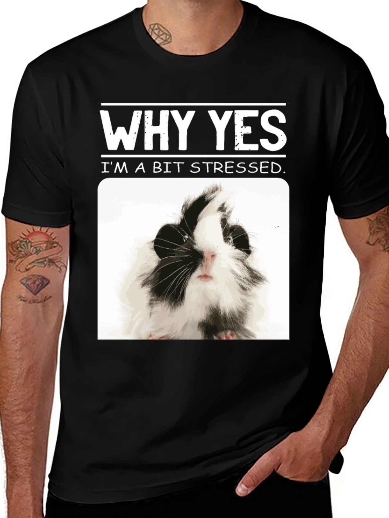 Why Yes Im A Bit Stressed Guinea Pig T-Shirt
