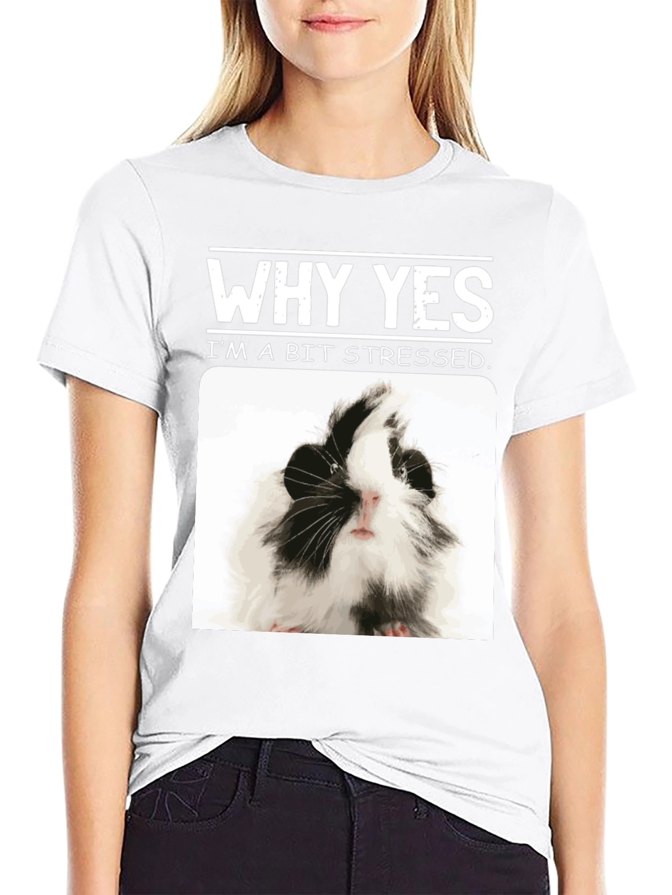 Why Yes Im A Bit Stressed Guinea Pig T-Shirt