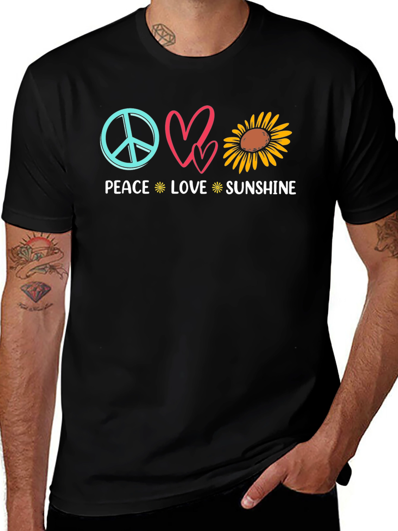 Peace Love Sunshine Graphic Tee