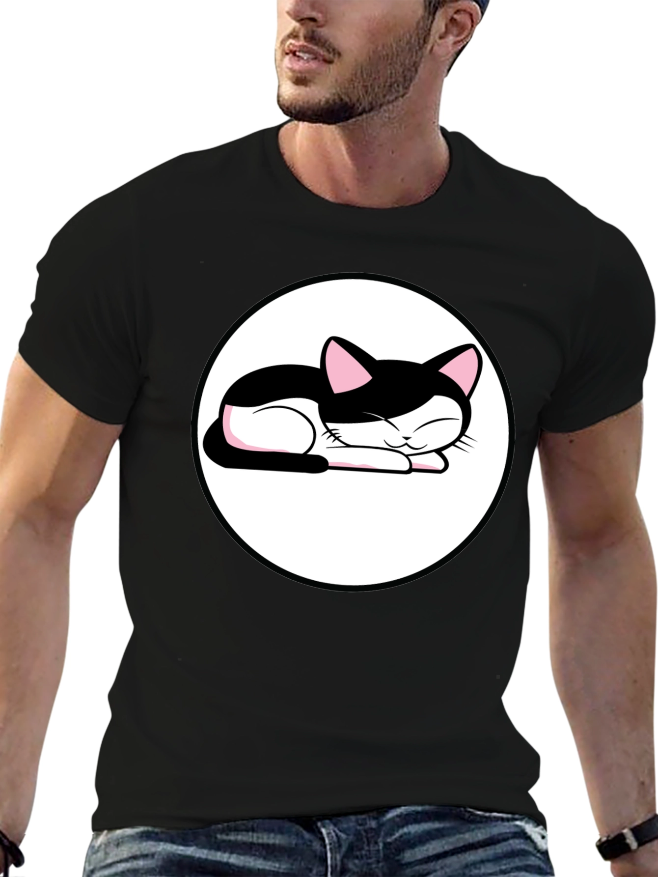 Cute Cat Nap T-Shirt