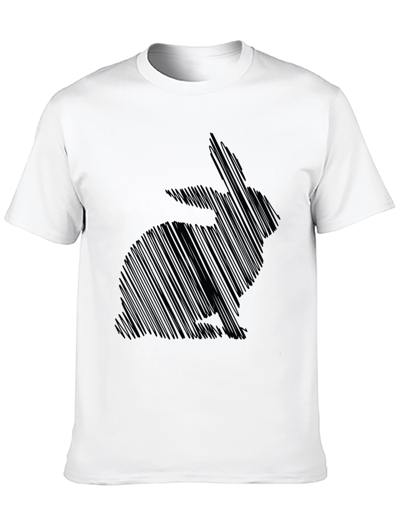 Black Rabbit Sketch Graphic Tee
