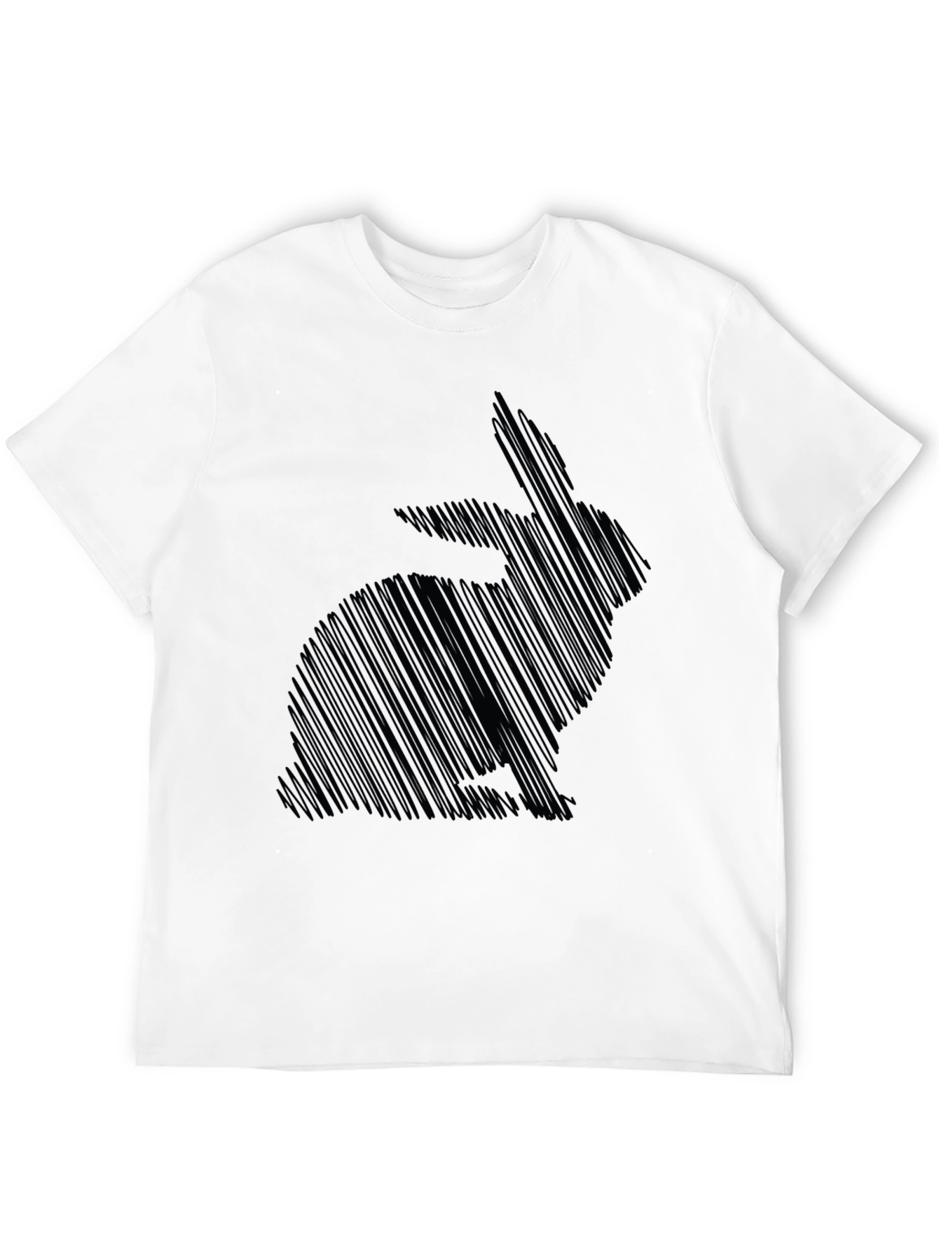 Black Rabbit Sketch Graphic Tee