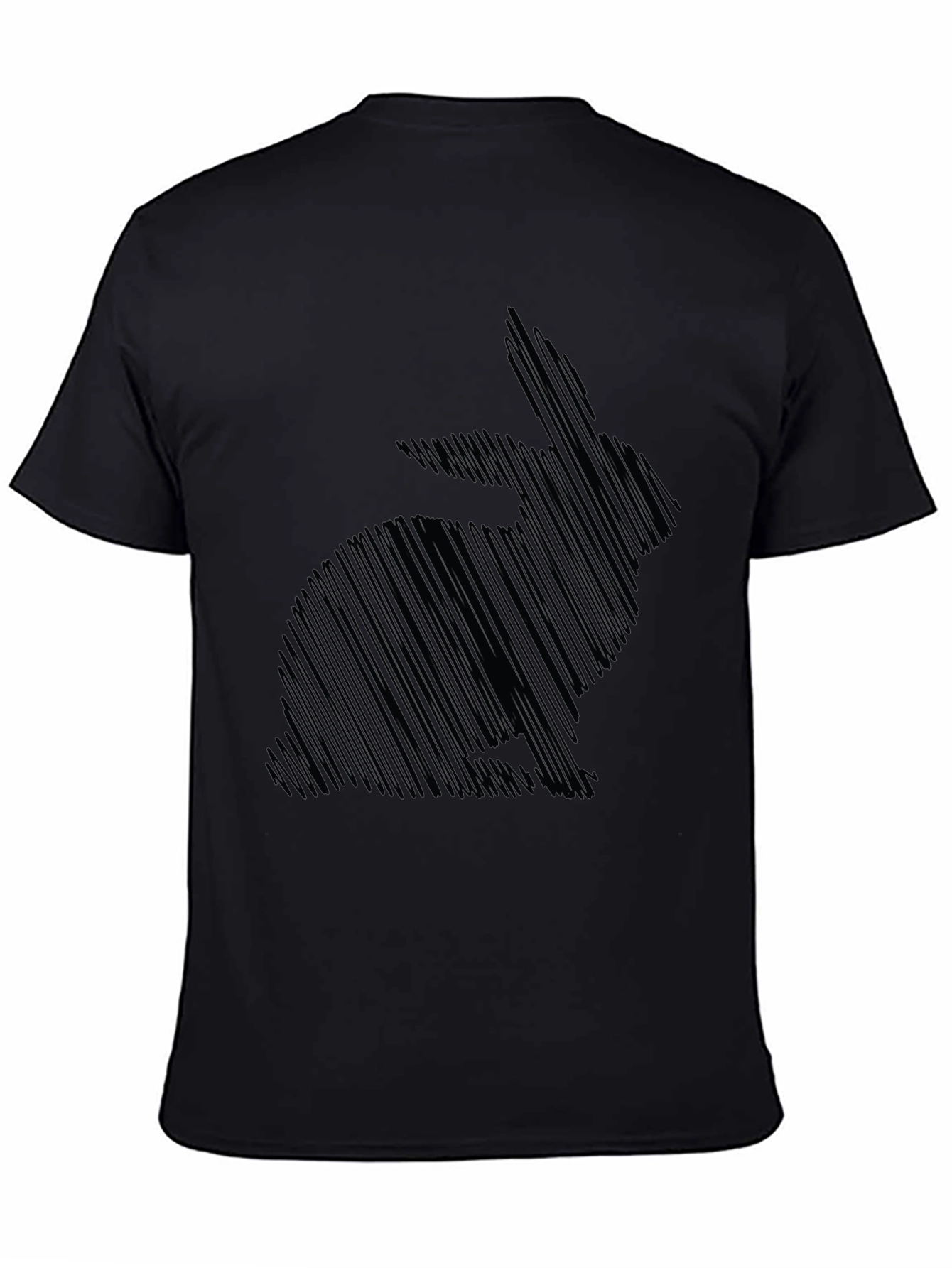 Black Rabbit Sketch Graphic Tee
