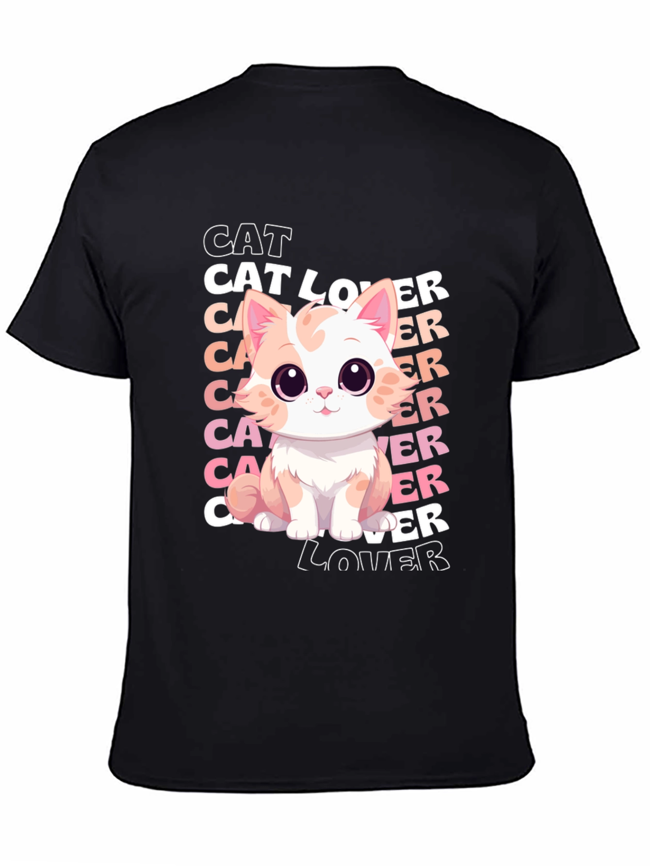Cat Lover T-Shirt Cute Kitty Graphic Tee