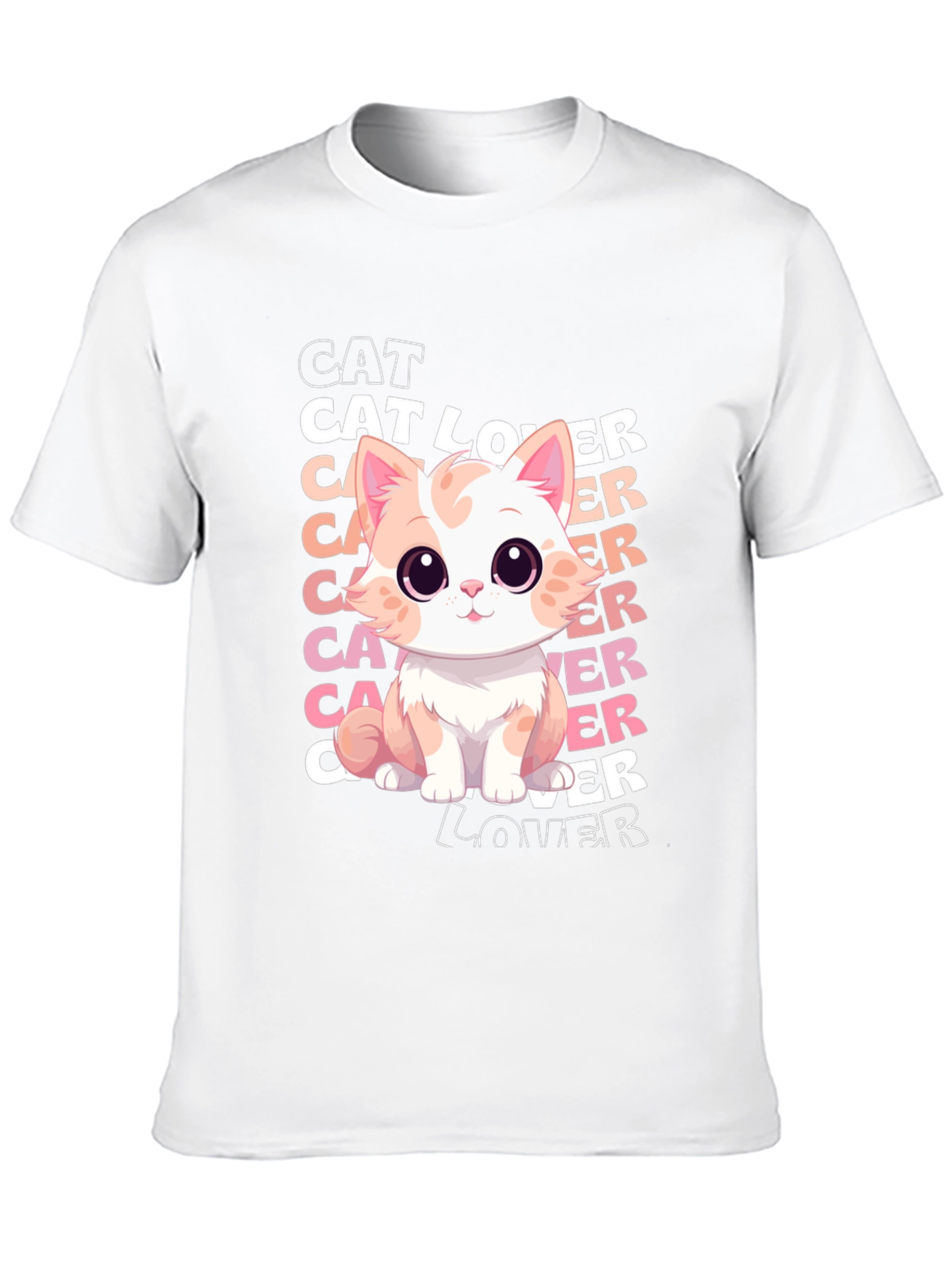 Cat Lover T-Shirt Cute Kitty Graphic Tee